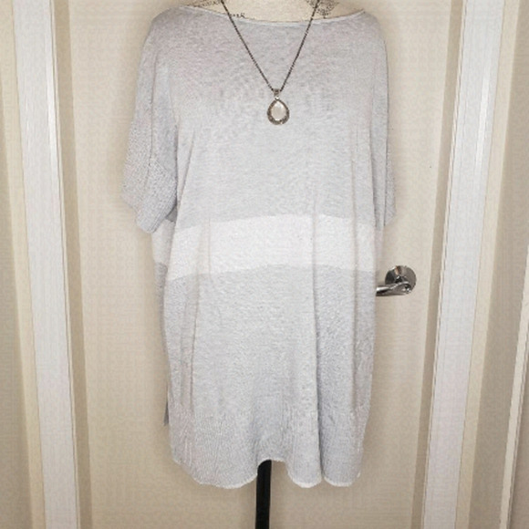 Lafayette 148 linen sequin top - Picture 1 of 8